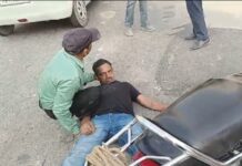 खूनी सड़क: नंगल-चंडीगढ़ मार्ग पर अब बाइक हादसा: एस एस एफ टीम ने बचाई जान।