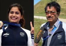 ओलंपिक पदक विजेता मनु भाकर के कोच ने खेल मंत्रालय को कह दी कड़वी बात,राष्ट्रीय राइफल संघ की भी की कड़ी आलोचना।