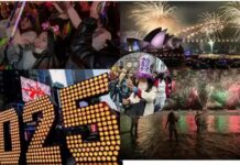 देश दुनिया मे 2025 नववर्ष का किया जोरदार ढंग से स्वागत, सबसे पहले यहां आया नया साल 2025