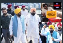 नंगल डैम पर गरमाई सियासत: पंजाब के सीएम भगवंत मान पहुंचे,बीबीएमबी पर हरियाणा को अतिरिक्त पानी देने का लगाया आरोप,मंत्री हरजोत बैंस की अगुवाई में लोगो ने लगा दिया धरना।