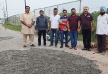 पंजाब-हिमाचल मार्ग पर राहत: हरजोत बैंस के निर्देश पर कीरतपुर-नंगल सड़क की मरम्मत शुरू
