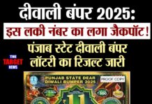 दीवाली बंपर 2025: इस लकी नंबर का लगा जैकपॉट! पंजाब स्टेट दीवाली बंपर लॉटरी का रिजल्ट जारी