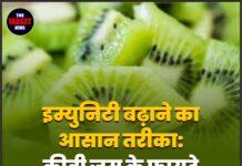 इम्युनिटी बढ़ाने का आसान तरीका: कीवी जूस के फायदे
