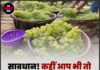 सावधान! कहीं आप भी तो नहीं खा रहे ज़हरीले अंगूर?