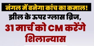 नंगल में बनेगा कांच का कमाल! झील के ऊपर ग्लास ब्रिज, 31 मार्च को CM करेंगे शिलान्यास