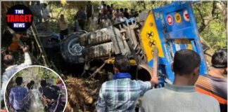 दर्दनाक हादसा: पंजाब के श्रद्धालुओं से भरी ट्रैक्टर-ट्रॉली 100 फीट खाई में गिरी, 3 की मौत, 32 घायल