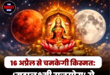 16 अप्रैल से चमकेगी किस्मत: ‘महालक्ष्मी राजयोग’ से 4 राशियों पर धन वर्षा