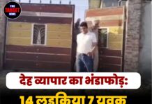 देह व्यापार का भंडाफोड़: 14 लड़किया 7 युवक कोठी से गिरफ्तार !