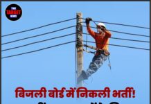 बिजली बोर्ड में निकली भर्ती! 10वीं पास युवाओं के लिए सुनहरा मौका, ऐसे करें आवेदन