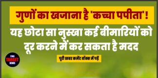 गुणों का खजाना है ‘कच्चा पपीता’! यह छोटा सा नुस्खा कई बीमारियों को दूर करने में कर सकता है मदद
