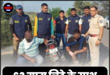 63 ग्राम चिट्टे के साथ दो नशा तस्कर गिरफ्तार