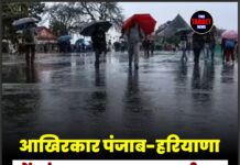 आखिरकार पंजाब-हरियाणा में पहुंचा मानसून, 7 जुलाई तक भारी बारिश का येलो अलर्ट जारी