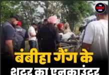 बंबीहा गैंग के शूटर का एनकाउंटर, पुलिस ने मुठभेड़ के बाद दबोचा