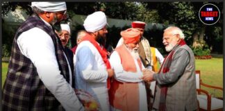 प्रधानमंत्री मोदी ने संत निरंजन दास से की मुलाकात