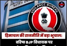 हिमाचल की राजनीति में बड़ा भूचाल: वरिष्ठ BJP विधायक पर आय से अधिक संपत्ति का केस, विजिलेंस की बड़ी कार्रवाई