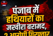 पंजाब में हथियारों का जखीरा बरामद, 2 आरोपी गिरफ्तार