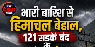 भारी बारिश से हिमाचल बेहाल, 121 सड़कें बंद और 31 ट्रांसफार्मर ठप