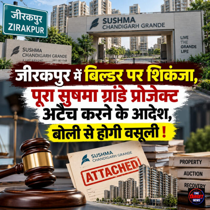जीरकपुर में बिल्डर पर शिकंजा,पूरा सुषमा ग्रांडे प्रोजेक्ट अटैच करने के आदेश,बोली से होगी वसूली ! जीरकपुर में बिल्डर पर शिकंजा,पूरा सुषमा ग्रांडे प्रोजेक्ट अटैच करने के आदेश,बोली से होगी वसूली !