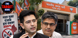 BJP दफ्तर पहुंचे राघव चड्ढा, बड़े नेताओं के पंजाब दौरे पर मंथन!
