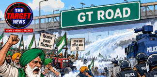 GT रोड पर बवाल! पुलिस ने किसानों पर आंसू गैस-वाटर कैनन छोड़े