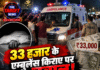 33 हजार के एम्बुलेंस किराए पर बवाल! शव को UP ले जाने की मांग पर घिरी एम्बुलेंस, पुलिस बुलानी पड़ी