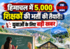 हिमाचल में 5,000 शिक्षकों की भर्ती की तैयारी! युवाओं के लिए बड़ी खबर