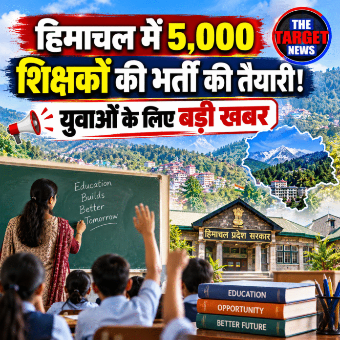 Himachal Teacher Recruitment News Graphic