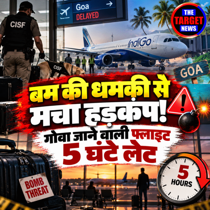 IndiGo Bomb Threat Delay in Goa