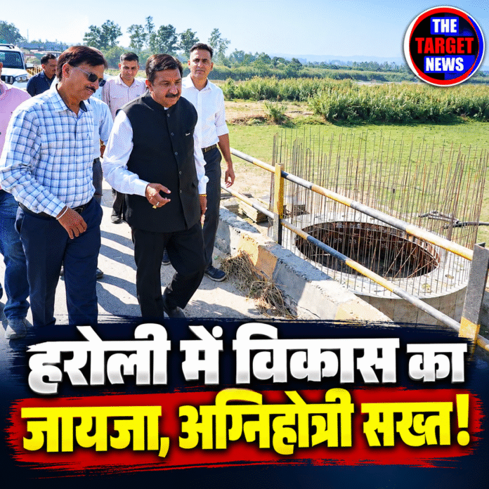 Officials Inspect Rural Construction Site
