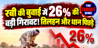 रबी की बुवाई में 26% की बड़ी गिरावट! तिलहन और धान पिछड़े