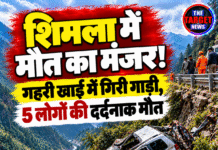 शिमला में मौत का मंजर! गहरी खाई में गिरी गाड़ी, 5 लोगों की दर्दनाक मौत