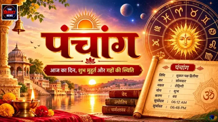 आज का पंचांग (2026-10-12): तिथि, नक्षत्र, राहूकाल और शुभ मुहूर्त आज का पंचांग (2026-10-12): तिथि, नक्षत्र, राहूकाल और शुभ मुहूर्त