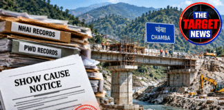 चंबा में पुल निर्माण पर बड़ा सवाल! रिकॉर्ड में गड़बड़ी, ठेकेदार को नोटिस जारी